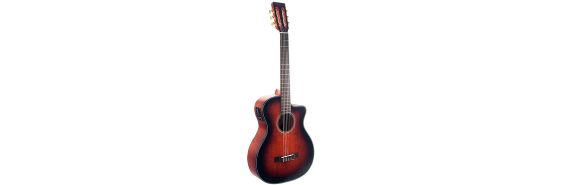 VALENCIA VA434CECSB - классическая гитара с вырезом и подключением, Auditorium